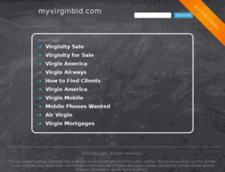 myvirginbid.com screenshot