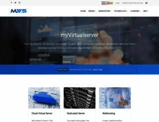 myvirtualserver.de screenshot