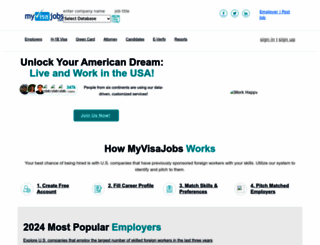 myvisajobs.com screenshot