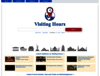 myvisitinghours.org screenshot