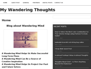 mywanderingthoughts.com screenshot