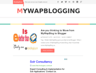 mywapblogging.com screenshot