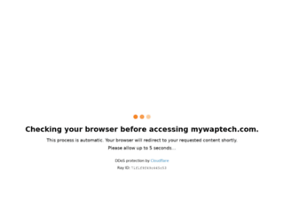 mywaptech.com screenshot
