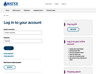 mywater.com.au screenshot