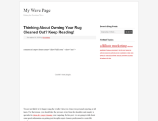 mywavepage.com screenshot