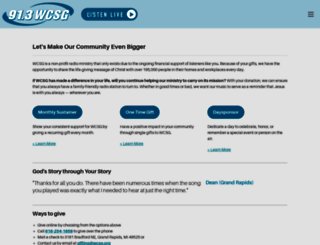 mywcsg.org screenshot