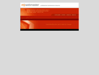 mywebmaster.com screenshot