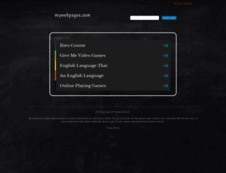 mywebpages.com screenshot