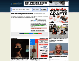 mywebsitevaluation.co.uk.clearwebstats.com screenshot
