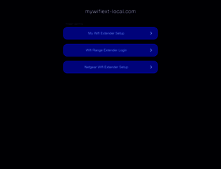 mywifiext-local.com screenshot