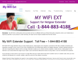 mywifiext-net.net screenshot