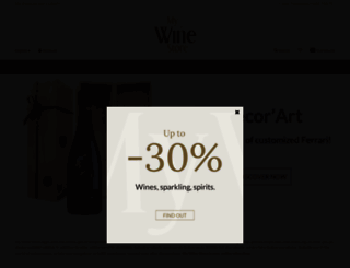 mywinestore.it screenshot
