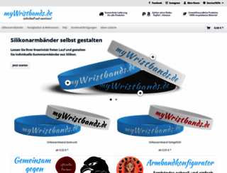 mywristbands.de screenshot