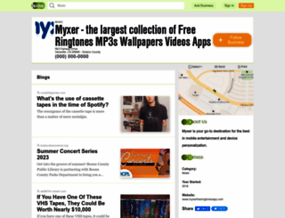 myxer-the-largest-collection-of-free.hub.biz screenshot