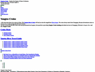 myyangtzecruise.com screenshot