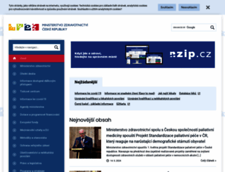 mzcr.cz screenshot