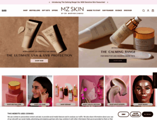 mzskin.com screenshot