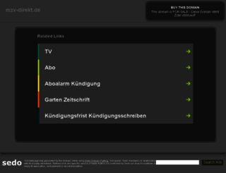 mzv-direkt.de screenshot