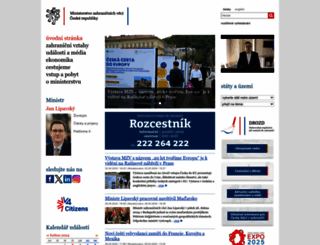 mzv.cz screenshot