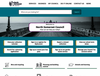 n-somerset.gov.uk screenshot