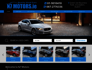 n7motors.ie screenshot