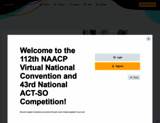 naacpconvention.org screenshot