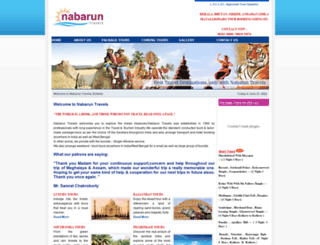 nabaruntravels.com screenshot