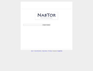nabtor.googlepages.com screenshot