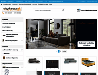 nabytkarstvo.sk screenshot