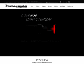 nacaoautomovel.com screenshot