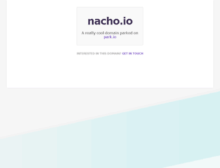 nacho.io screenshot