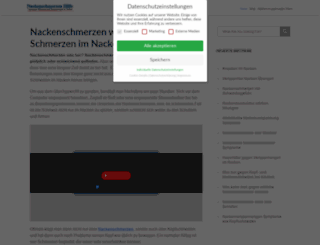 nackenschmerzenwastun.com screenshot