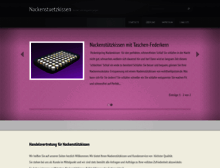 nackenstuetzkissen.webnode.com screenshot
