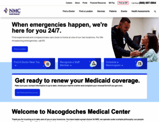nacmedicalcenter.com screenshot