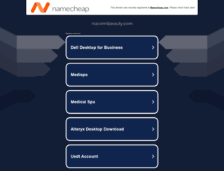 nacomibeauty.com screenshot