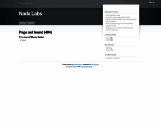 nada-labs.net screenshot