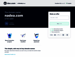 nadea.com screenshot