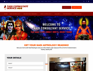 nadiastrologytrivandrum.com screenshot