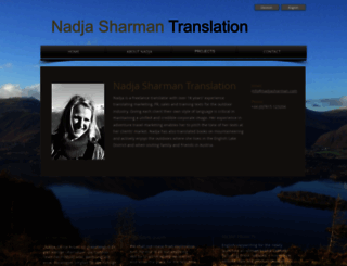 nadjasharman.com screenshot