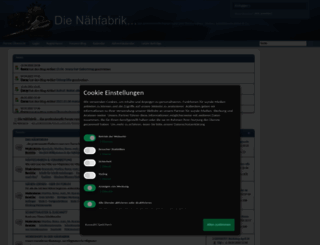 naehfabrik.forumprofi.de screenshot