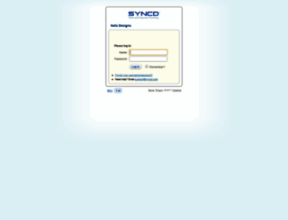 nafadesigns.syncd.com screenshot