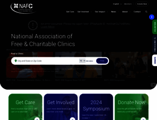 nafcclinics.org screenshot
