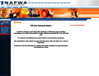 nafwa.org screenshot