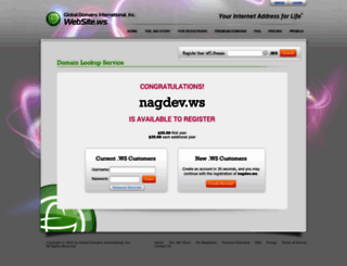 nagdev.ws screenshot
