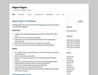 nagiosplugins.org screenshot
