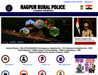 nagpurgraminpolice.gov.in screenshot