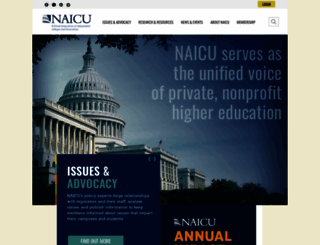 naicu.edu screenshot