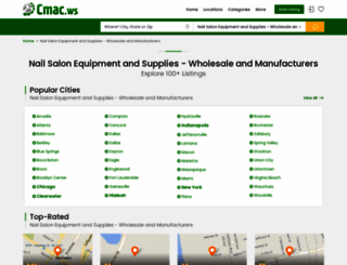 nail-salon-supply-dealers.cmac.ws screenshot