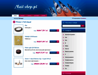 nail-shop.pl screenshot