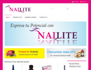nailite.com.ve screenshot